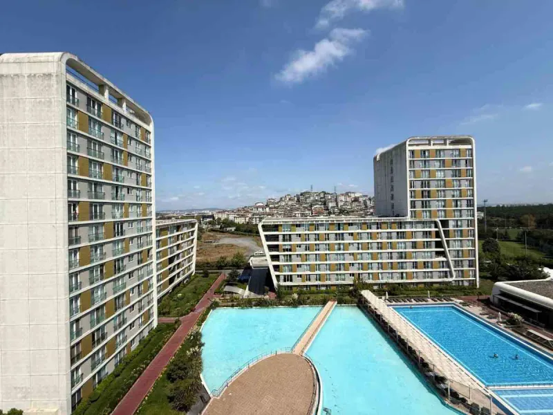 SANCAKTEPE TEKNİK YAPI EVORA PARK 3+1 HAVUZ MANZARA GÜNEY CEPHE