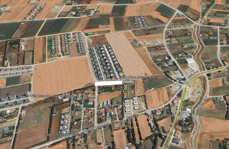 Silivri Kavaklı İstiklal 1920 m² Villa İmarlı Arsa