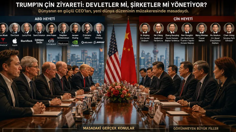 ABD'nin Çin Ziyareti; Salon Masasında Kimler Vardı?