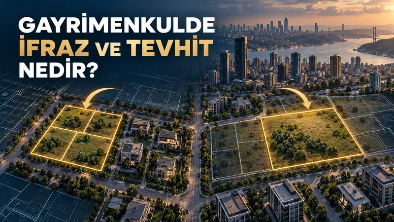 Gayrimenkulde İfraz ve Tevhit Nedir? Arasındaki Farklar ve İşlem Süreci