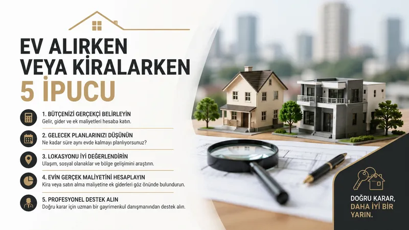 Ev Alırken ve Kiralarken 5 Önemli İpucu