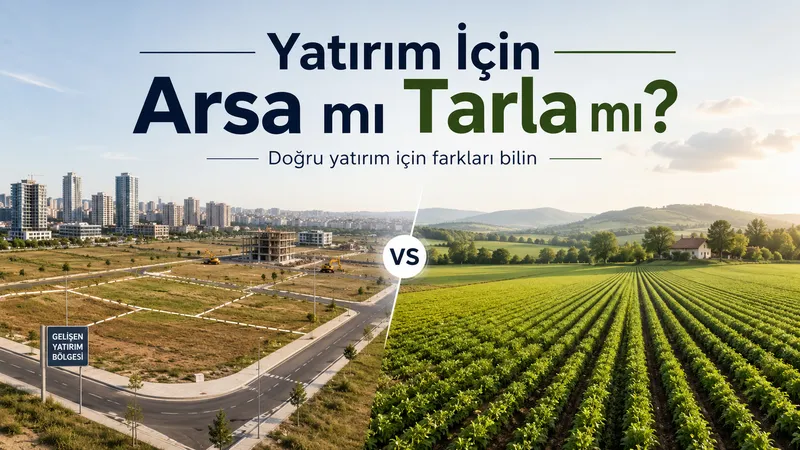 Arsa mı Tarla mı? Yatırım İçin Doğru Seçimi Yapma Rehberi
