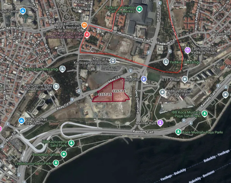KAZLIÇEŞME SAHİL DE TICARET+TURIZM İMARLI FIRSAT FIYATLI HISSELER