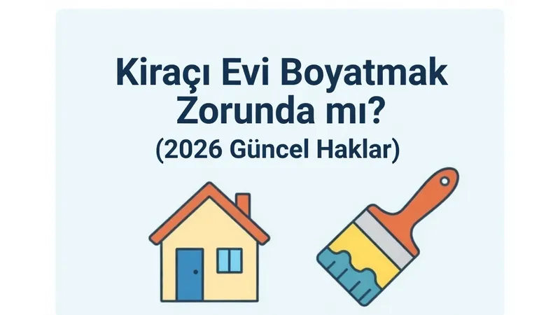 Kiracı Çıkarken Boya Masrafı Kime Aittir?