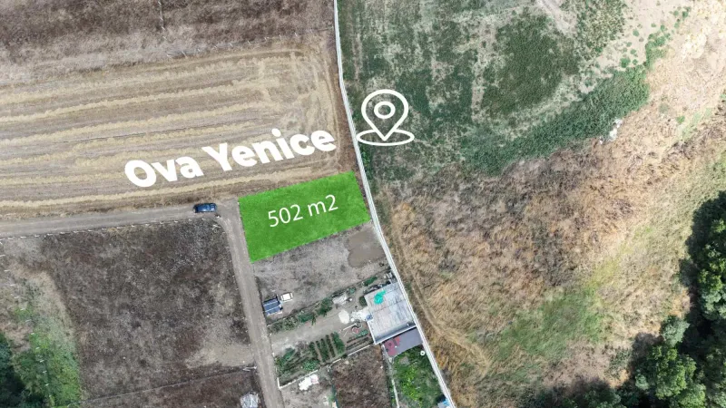 KAÇIRILMAZ FIRSAT ÇATALCA OVAYENİCE'DE 502M² MUVAFAKATNAMELİ TARLA HİSSESİ