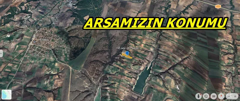 KIRIKKÖY MERKEZİNDE 7 DÖNÜM YATIRIMLIK TARLA