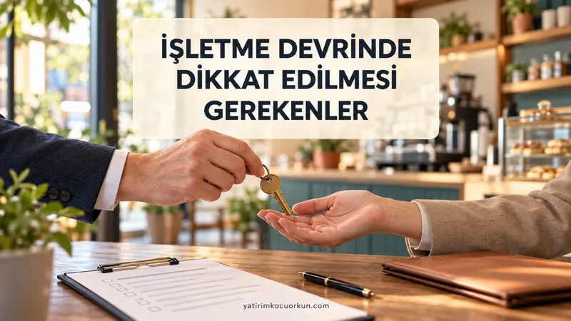 İŞLETME DEVRİNDE DİKKAT EDİLMESİ GEREKENLER