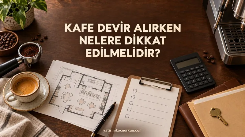 Kafe Devir Alırken Dikkat Edilmesi Gerekenler