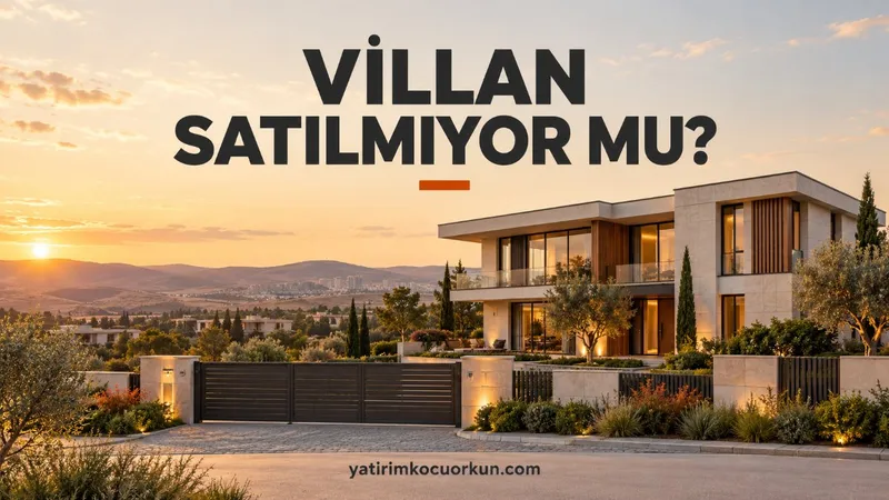 VİLLALAR NEDEN SATILMIYOR? İPUÇLARI VE ÇÖZÜMLER