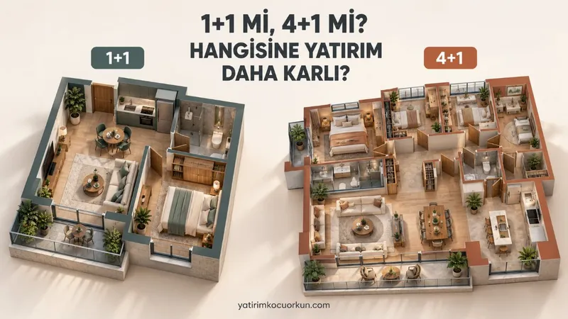 1+1 Mİ 4+1 Mİ? HANGİSİNE YATIRIM DAHA KARLI?