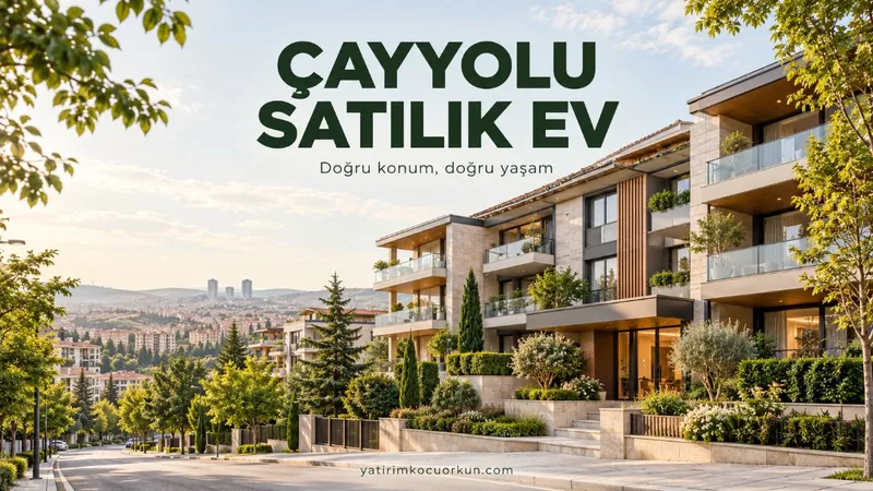 ÇAYYOLU SATILIK EV