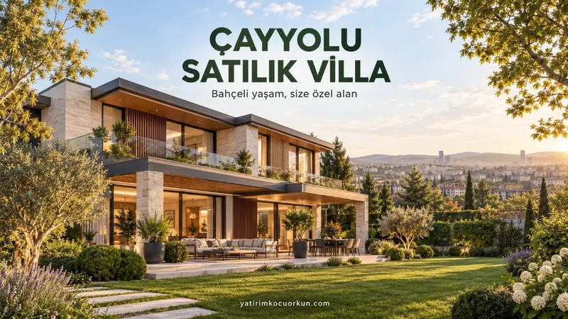 ÇAYYOLU SATILIK VİLLA