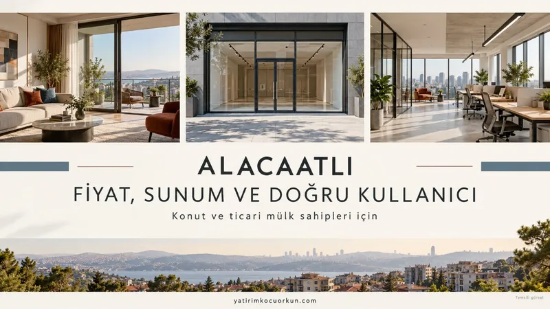 ALACAATLI: SATLIK, KİRALIK DAİRE DÜKKAN FİYAT VE SUNUMU NASIL OLMALI
