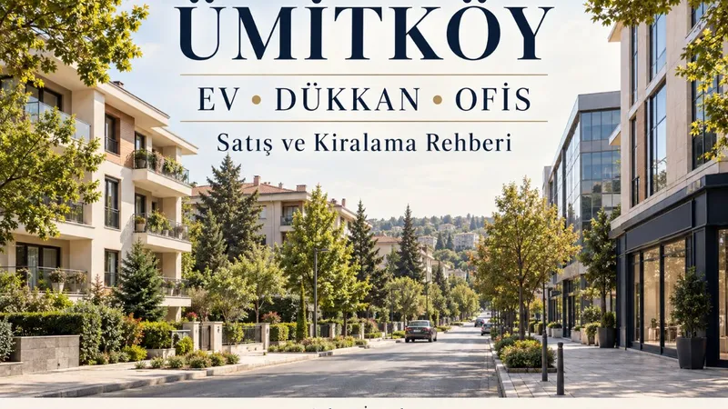 ÜMİTKÖY’DE EV, DÜKKAN VE OFİS SATIŞI VE KİRALAMA REHBERİ