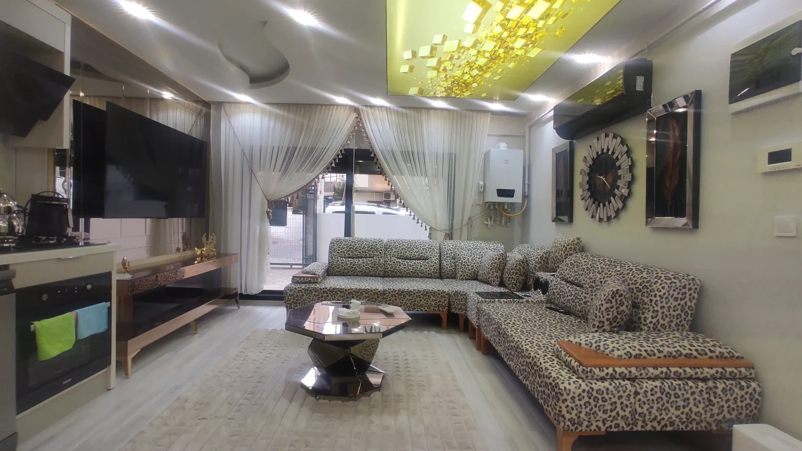 KONAK ZEYTİNLİK'TE FULL DİZAYN SIFIR YATIRIMLIK  KONSEPT DAİRE