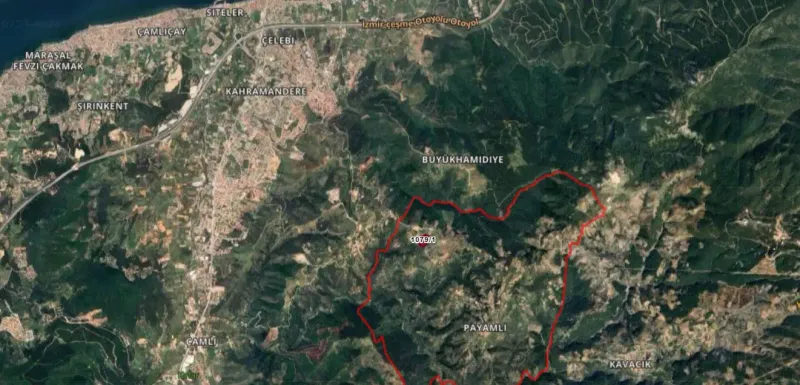 GÜZELBAHÇE PAYAMLIDA 2 TARAFI YOL CEPHELİ YATIRIMLIK TARLA 3