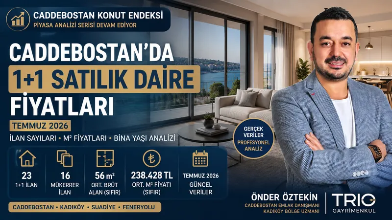 Caddebostan’da 1+1 Satılık Daire Fiyatları | Temmuz 2026