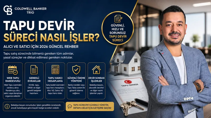 Tapu Devir Süreci Nasıl İşler? 2026’da Ev Satışında Bilinmesi Gerekenler